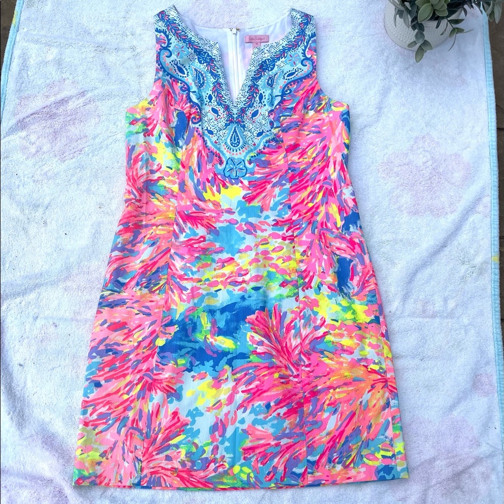 Lilly Pulitzer shift dress sleeveless size 10